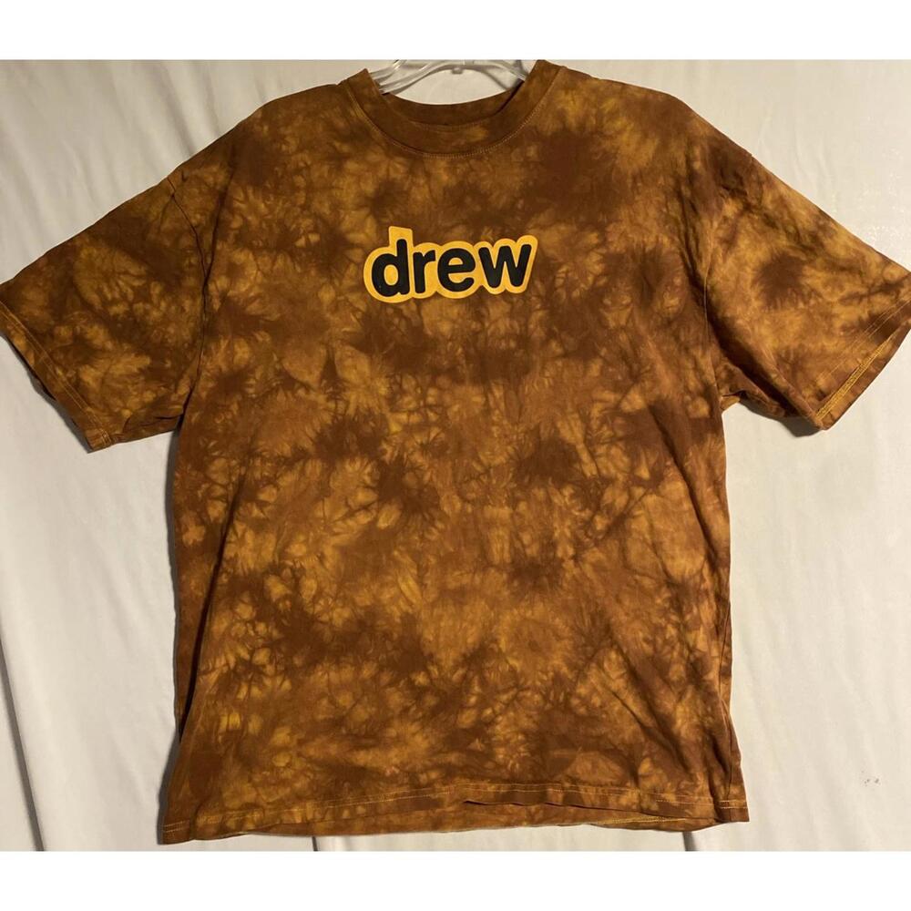 Drew House Secret T-shirt 'Brown Tie Dye'  Sz Small / Medium RARE
